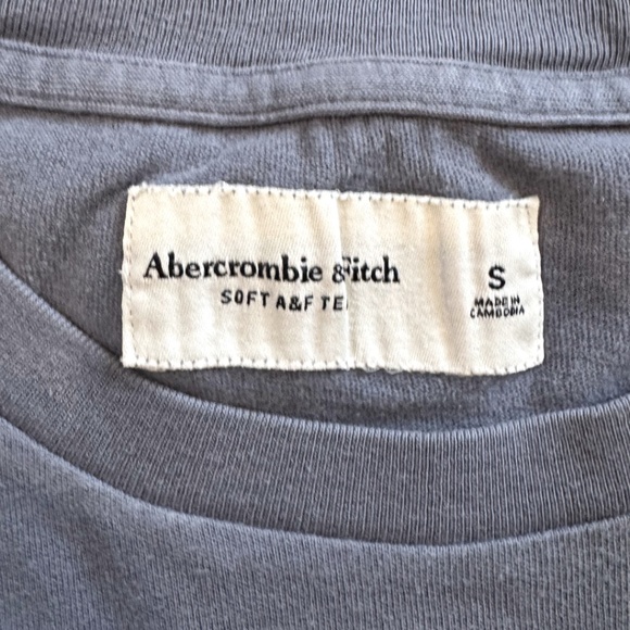 Abercrombie & Fitch Men's Soft Tee Size S – Gray - Picture 2 of 3